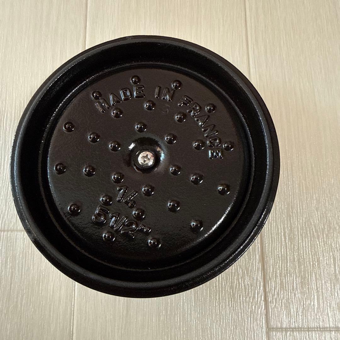 ストウブ 鋳物ホーロー鍋 ピコ・ココット 14 cm ラウンド　 グレー