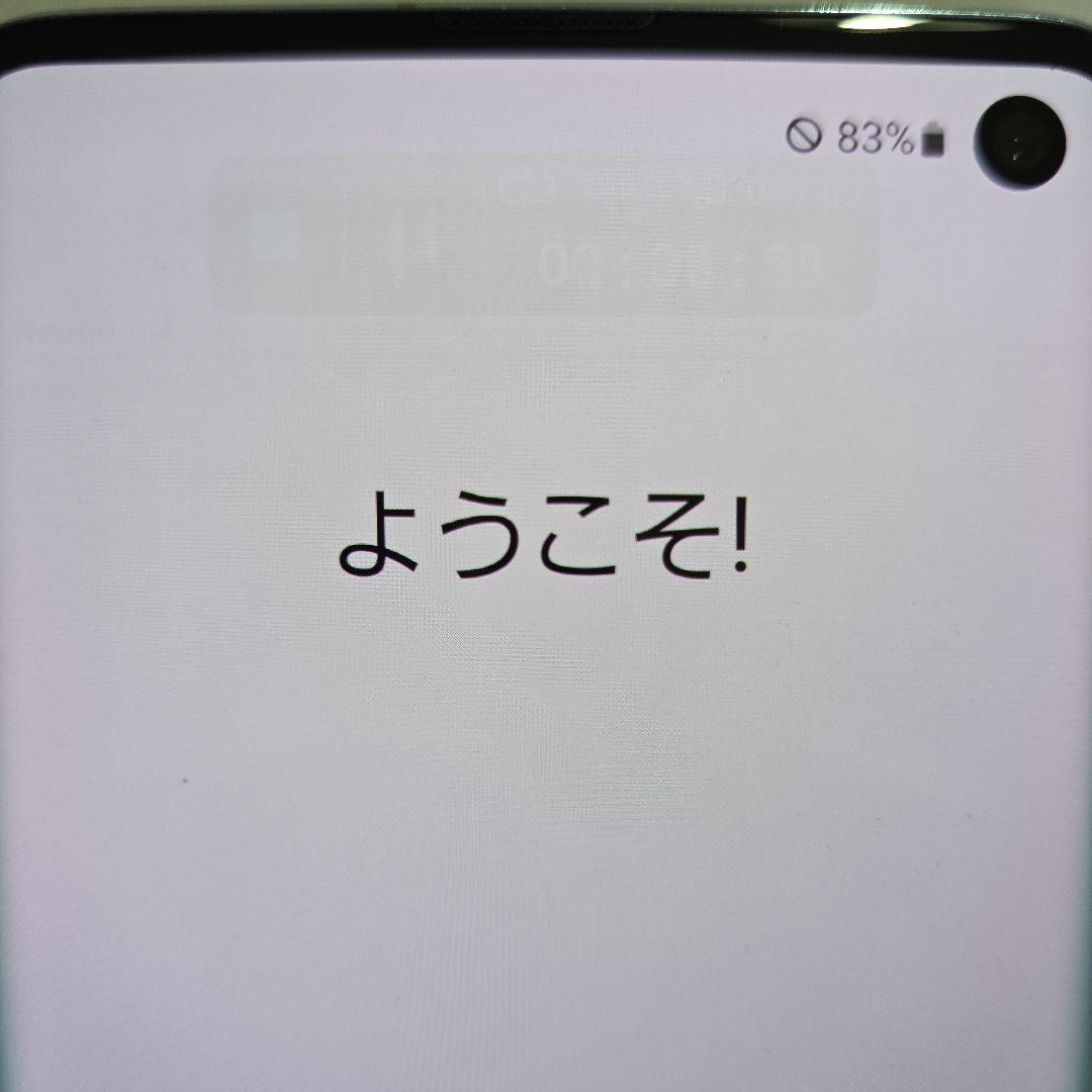 豪華おまけ付 ジャンク Galaxy S10 128GB 画面焼付 SDカード付