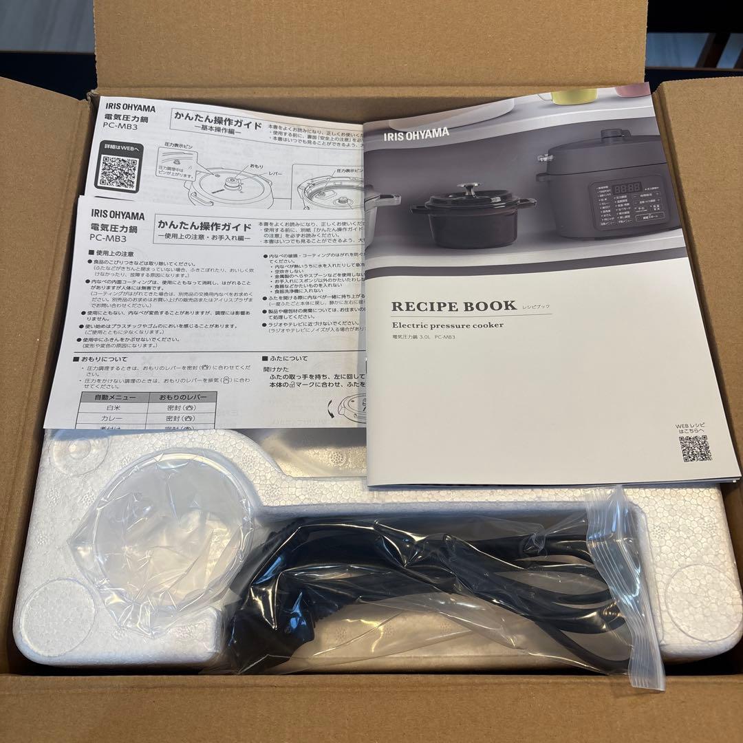 アイリスオーヤマ IRIS OHYAMA 電気圧力鍋 3L