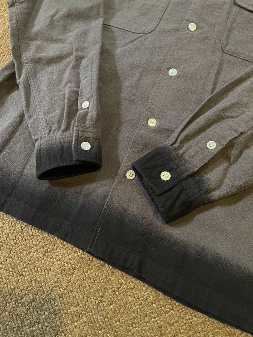 GOOD ENOUGH グラデーション　オープンカラー　シャツ　グッドイナフ　L