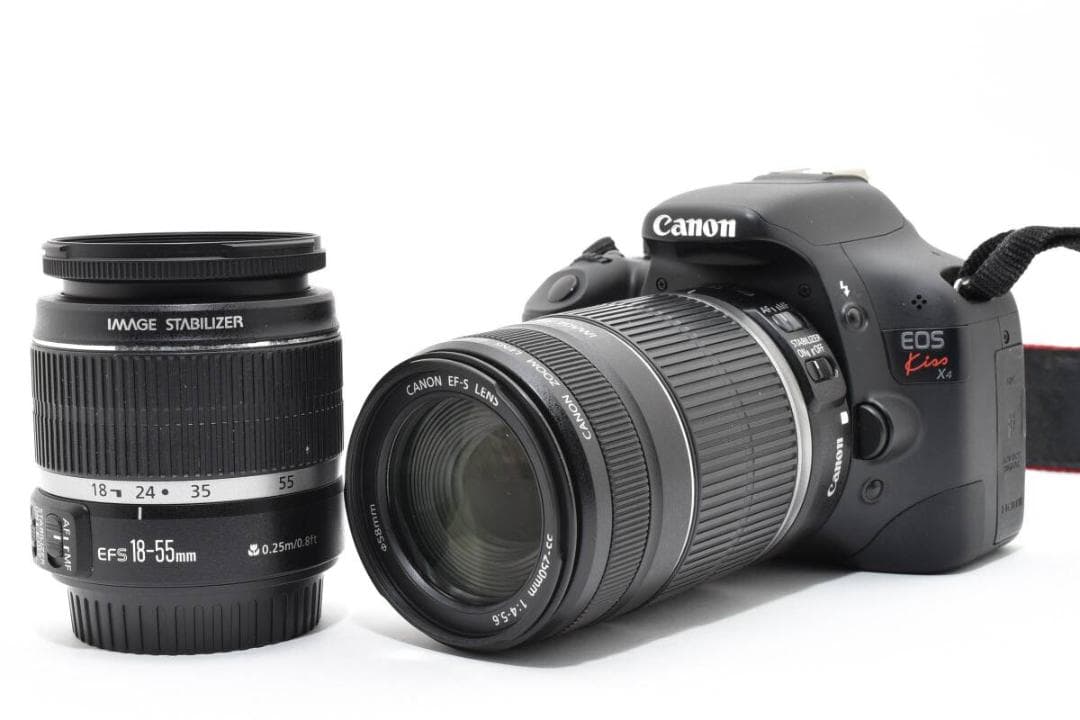 極上品 Canon EOS Kiss X4 ダブル ズームキット #1706