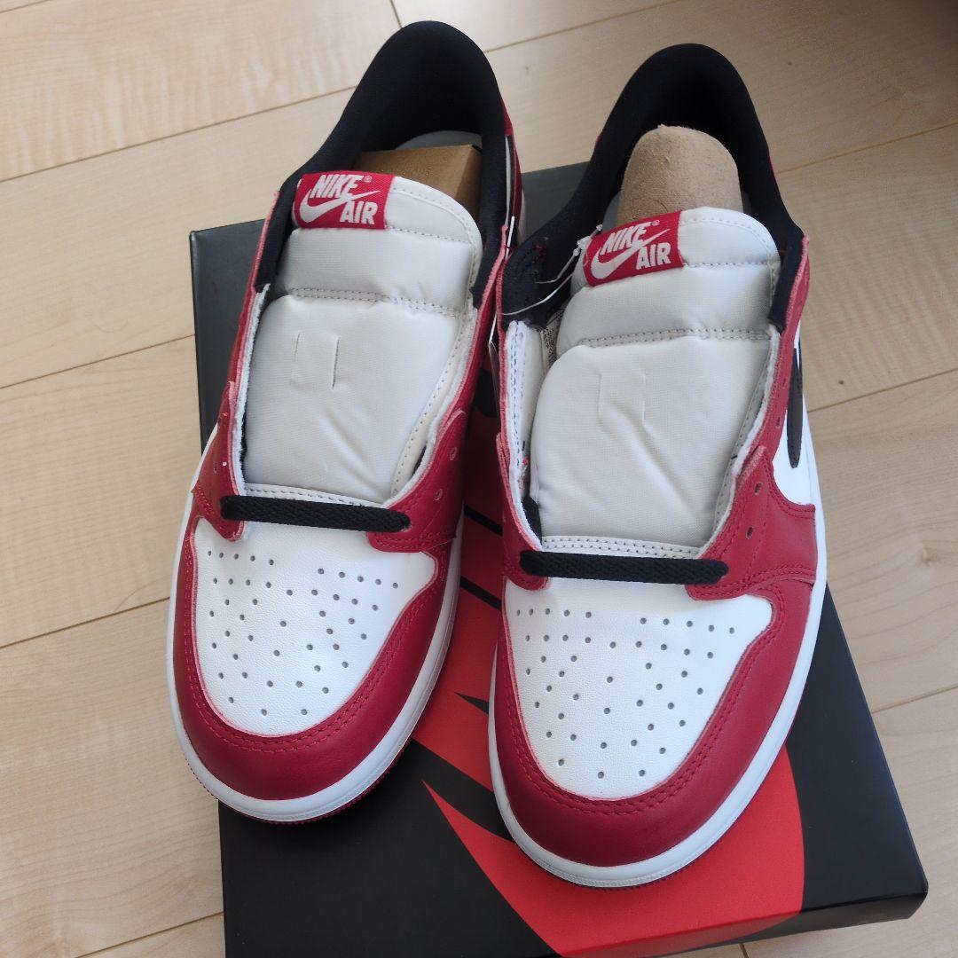 NIKE Air Jordan 1 Low ホワイト/レッド/ブラック