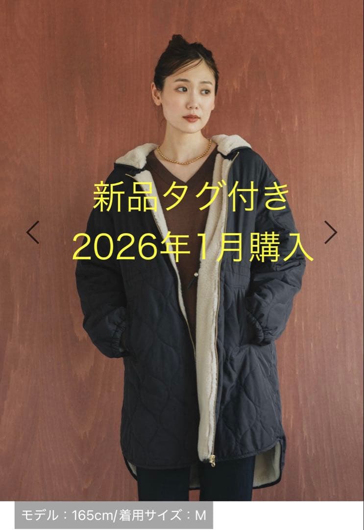 新品★グローバルワーク★撥水キルトファーコート★完売品