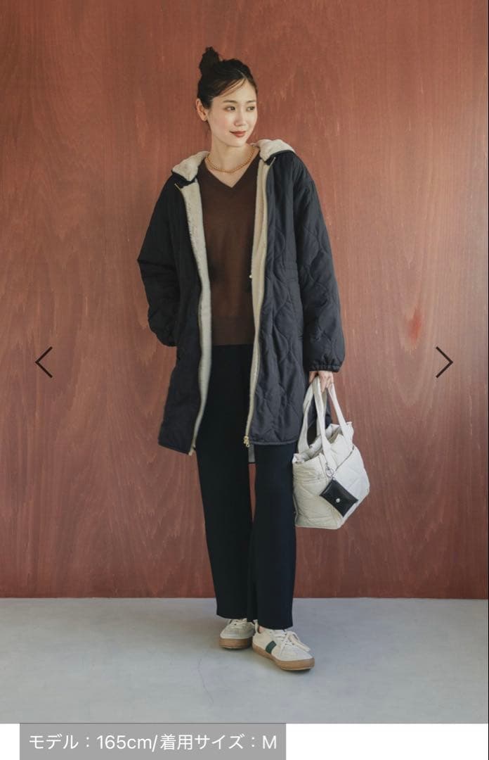 新品★グローバルワーク★撥水キルトファーコート★完売品