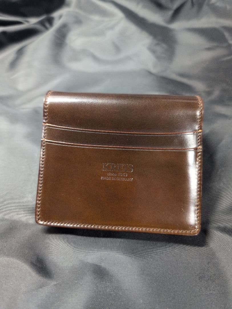 KREIS ミニ財布 KSW-003 Horweenシェルコードバン 色：モカ