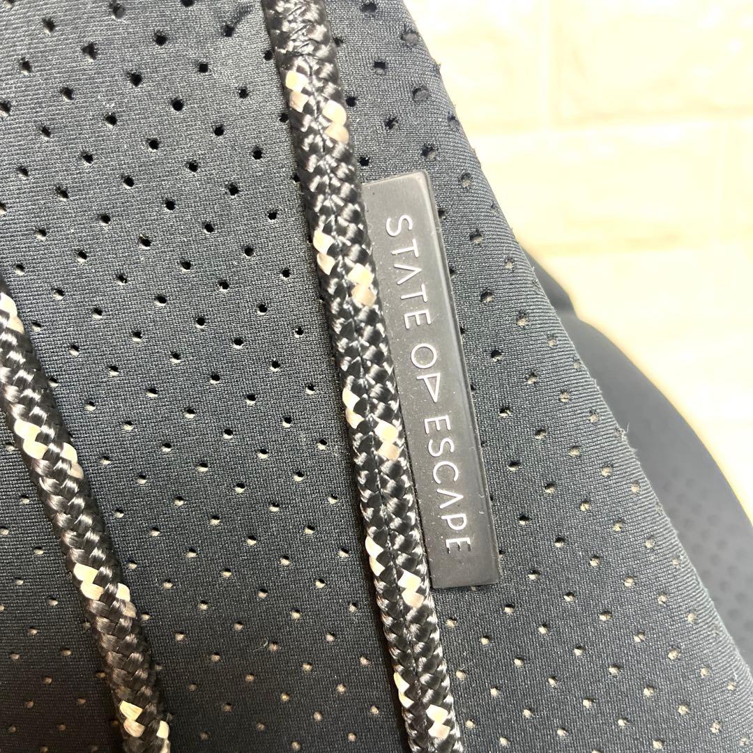 中トロ 大人気 ブラック メッシュ マザーズバッグ ポーチ付き