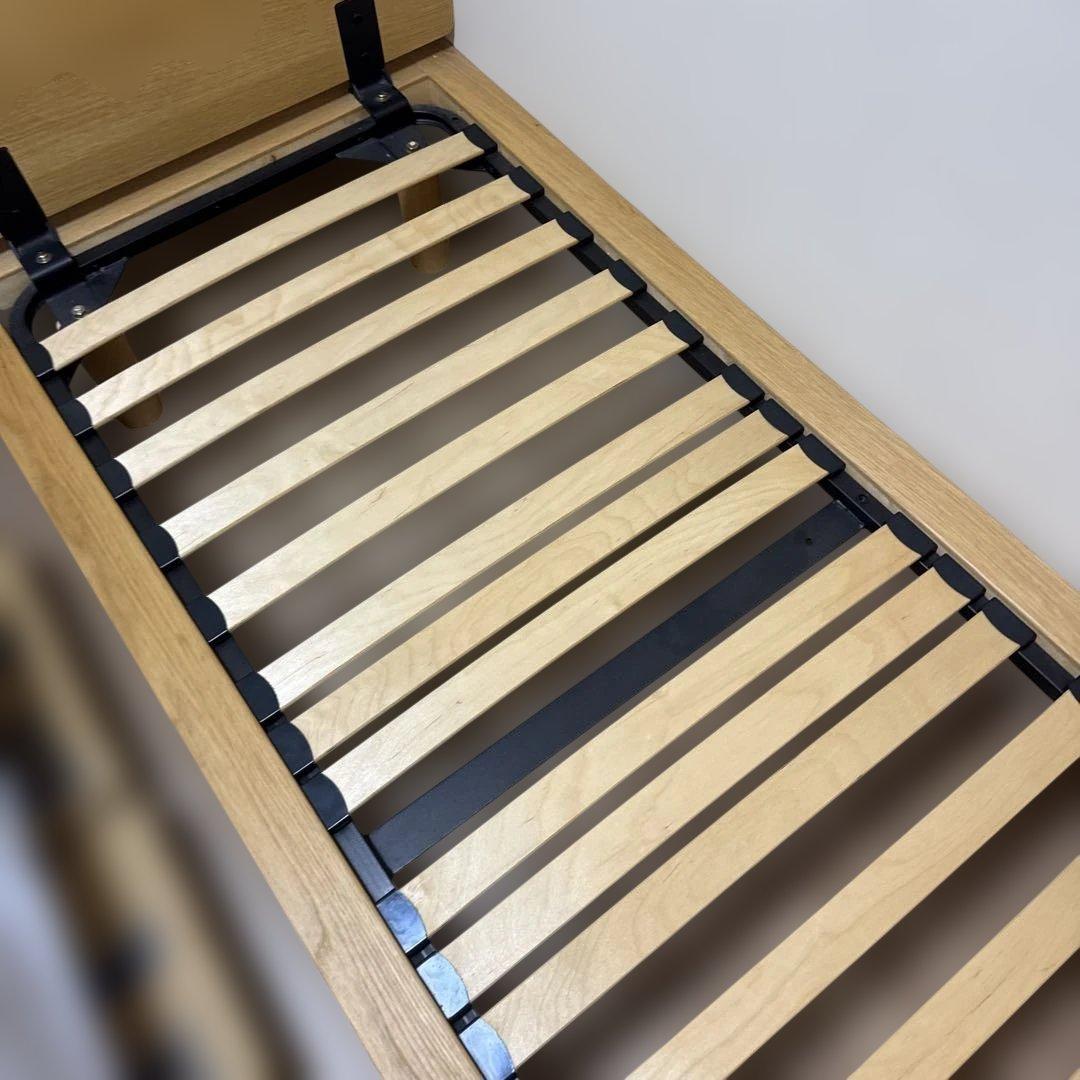 無印良品　木製スモールシングルベッドフレーム マットレス　セット