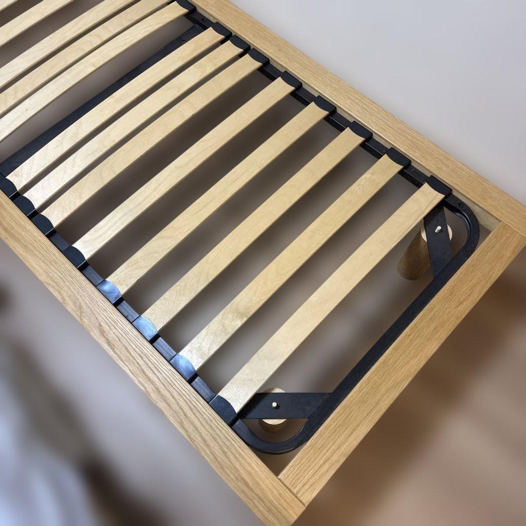 無印良品　木製スモールシングルベッドフレーム マットレス　セット