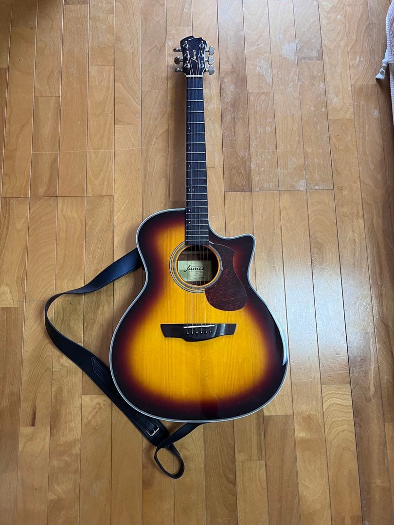 James アコースティックギター サンバースト カッタウェイ