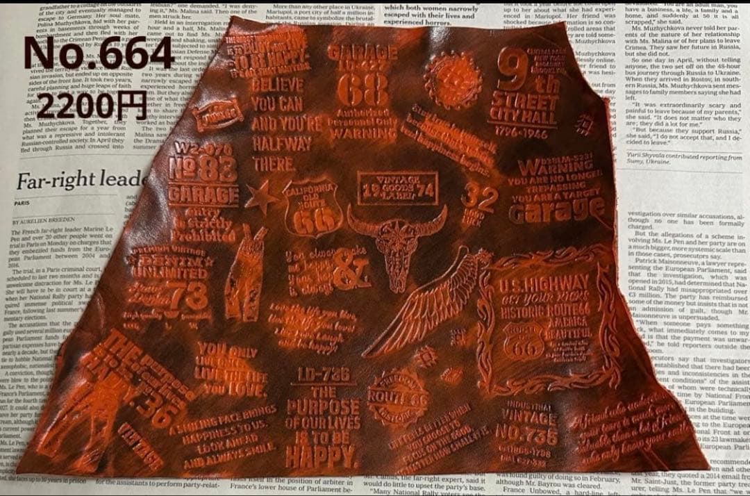 専用 染色タグ 革タグ 刻印タグ ハンドメイド