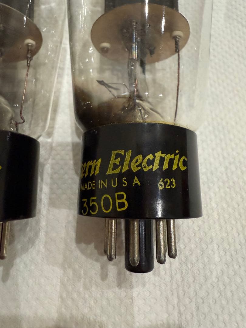 Western Electric 350B 真空管 2本セット