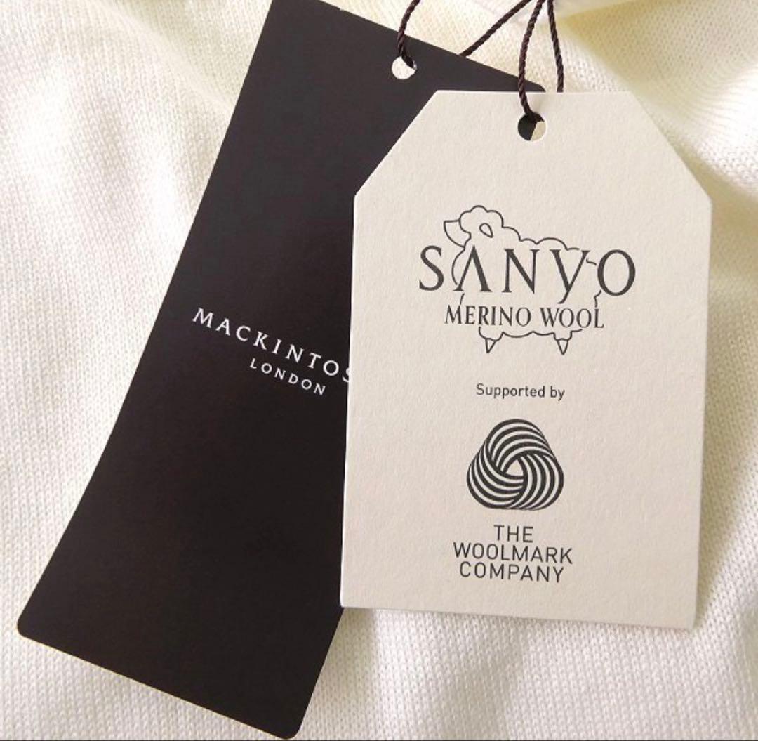 MACKINTOSH ホワイト タートルネックセーター L