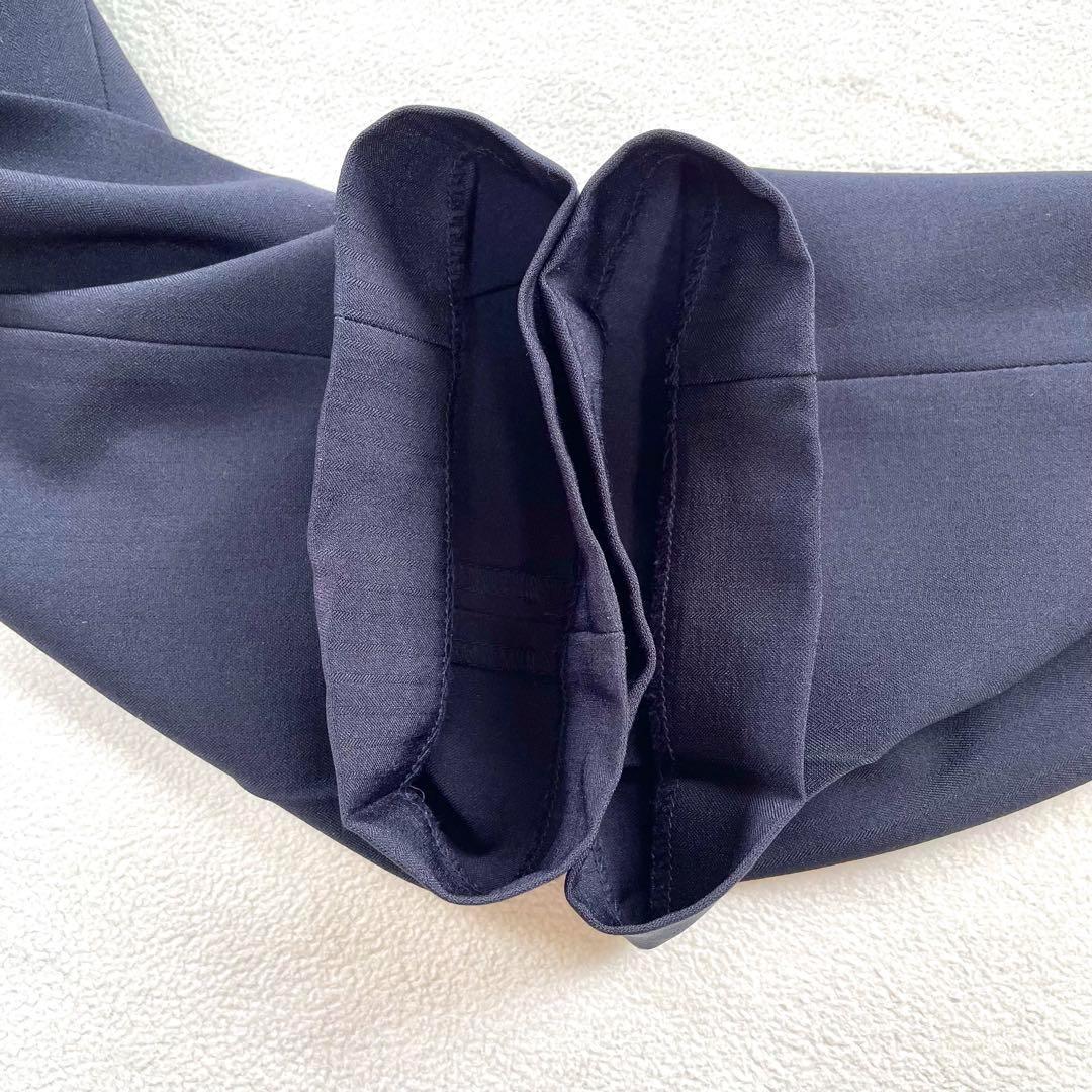 極美品・15号✨リリヤーノ 洗える パンツ セットアップ スーツ ネイビー