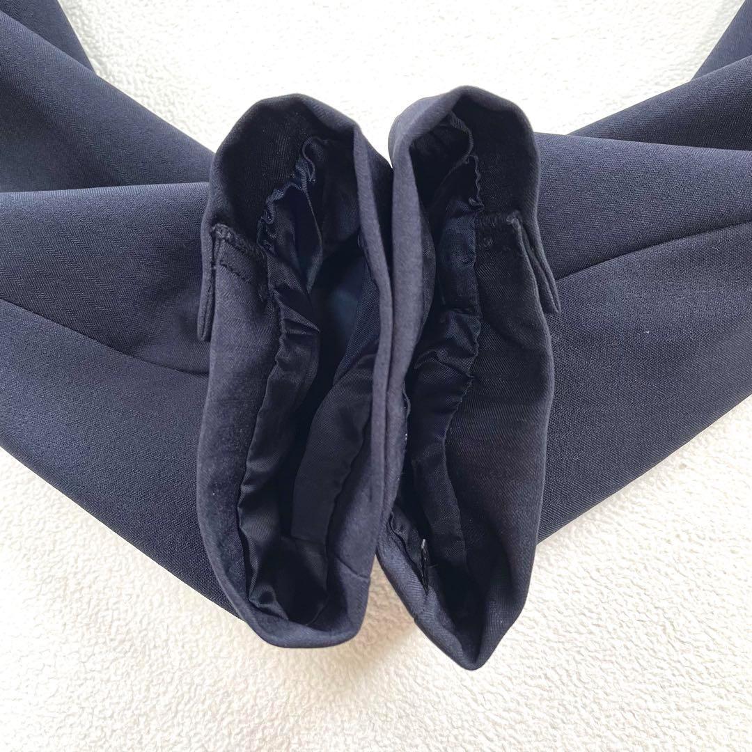 極美品・15号✨リリヤーノ 洗える パンツ セットアップ スーツ ネイビー