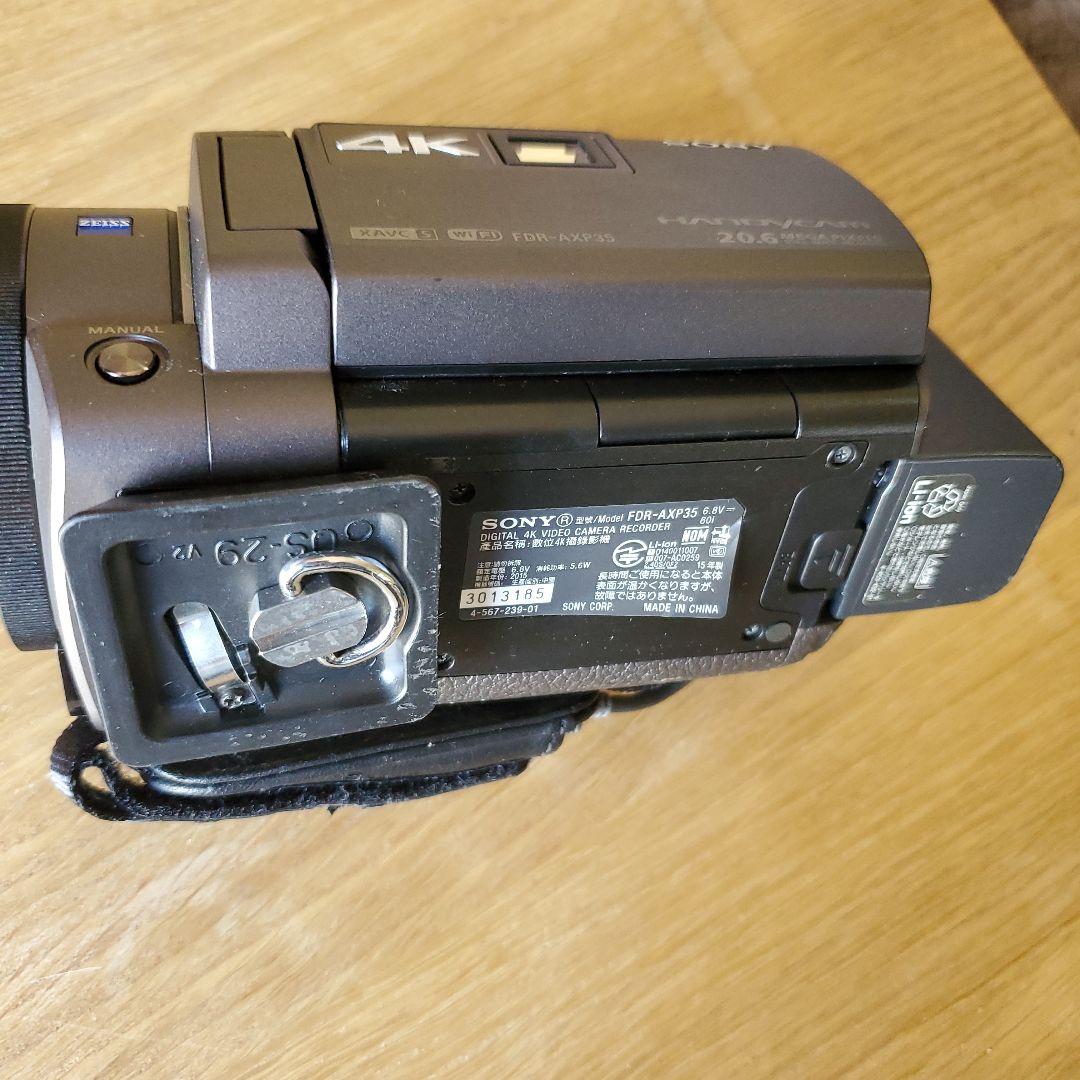 SONY4K HandycamFDR-AXP35本体マイク三脚セット