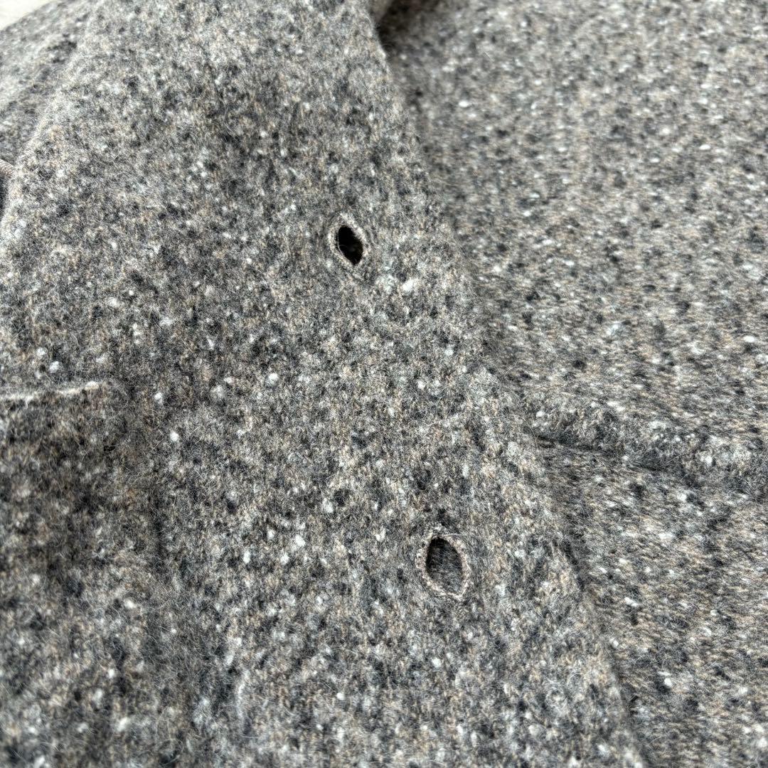 希少✨ファビアナフィリッピ　コート　Lサイズ　モヘヤ　アンゴラ　切り替え　異素材