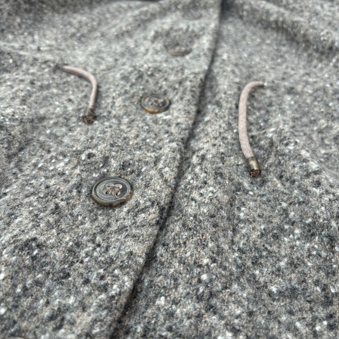 希少✨ファビアナフィリッピ　コート　Lサイズ　モヘヤ　アンゴラ　切り替え　異素材