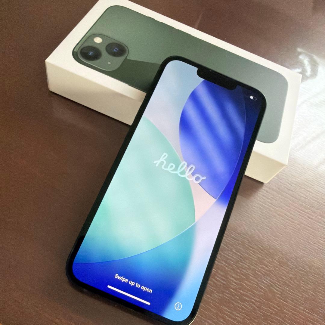 Apple iPhone 13 ミッドナイトグリーン 本体　SIMフリー