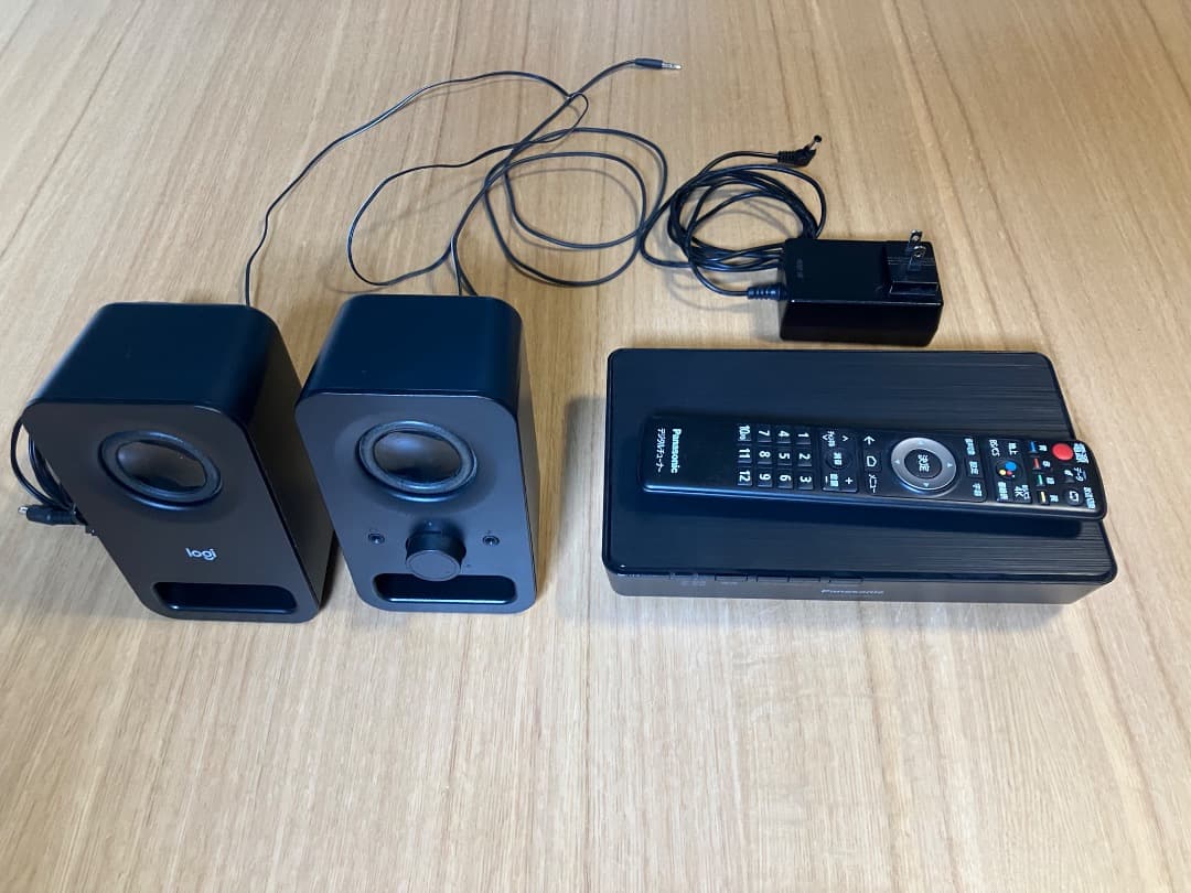 Panasonic TU-BUHD100 4Kチューナーとスピーカーのセット