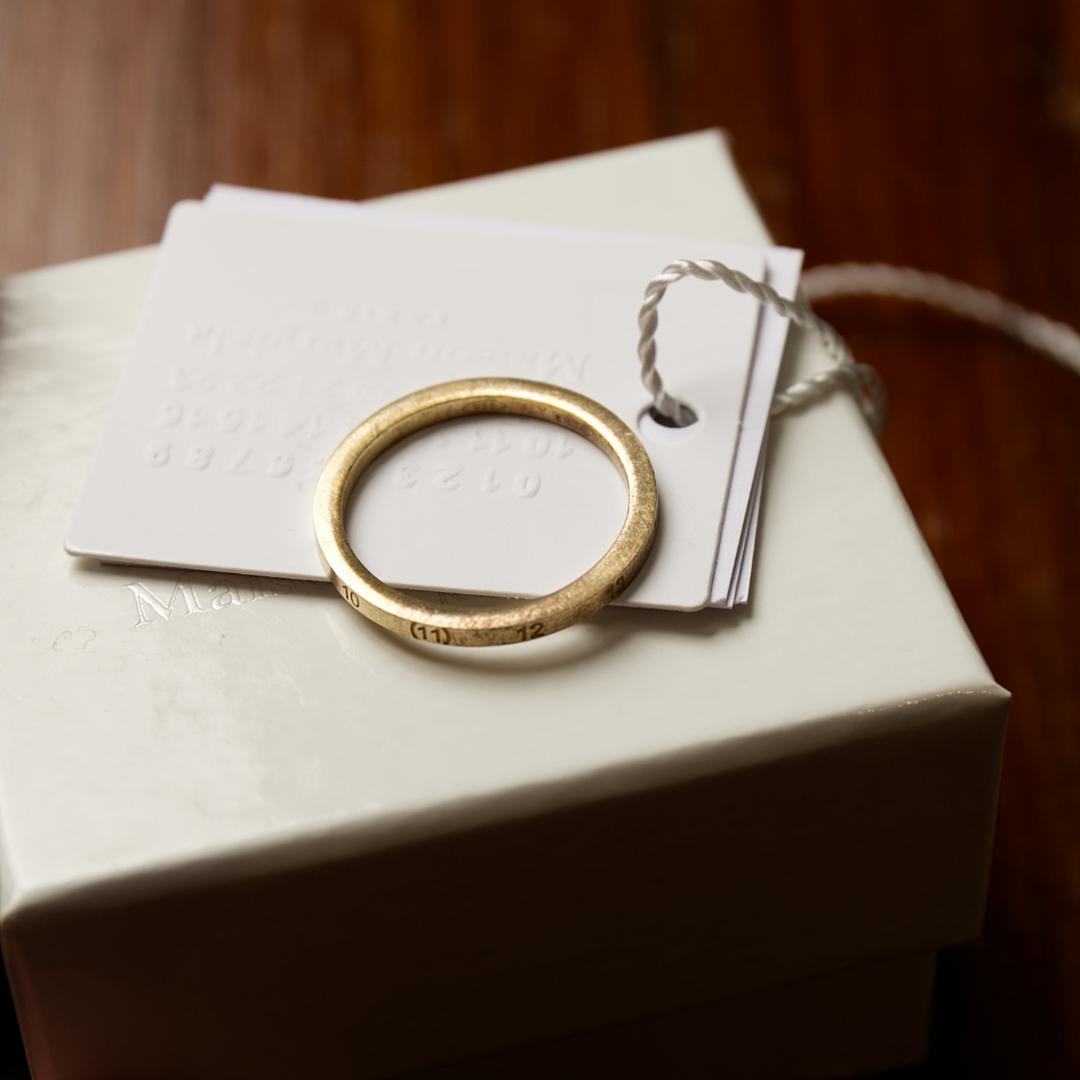 【新品未使用品】Maison Margiela ゴールド ナンバーリング M