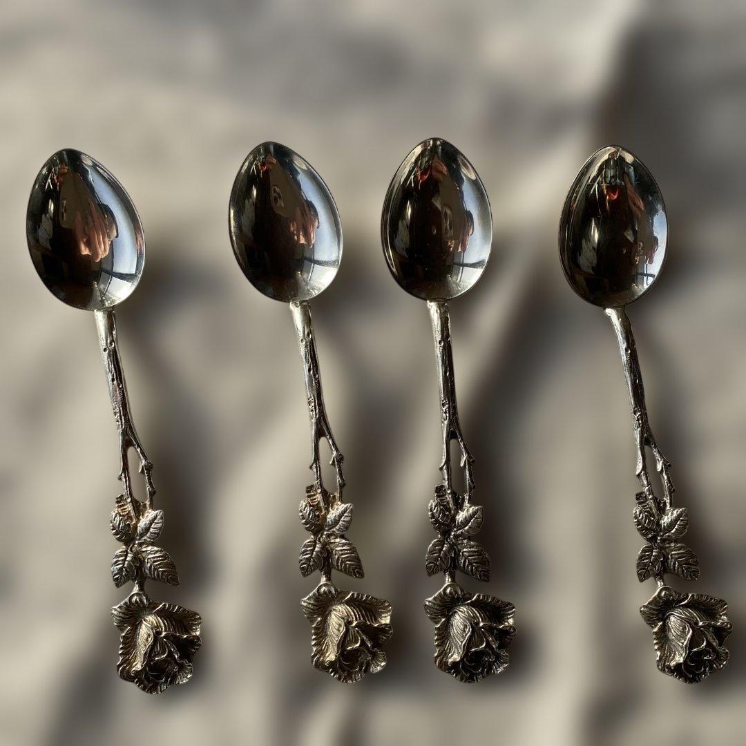 クリストフ　ウィドマン　コーヒースプーン 4本セット　925純銀製