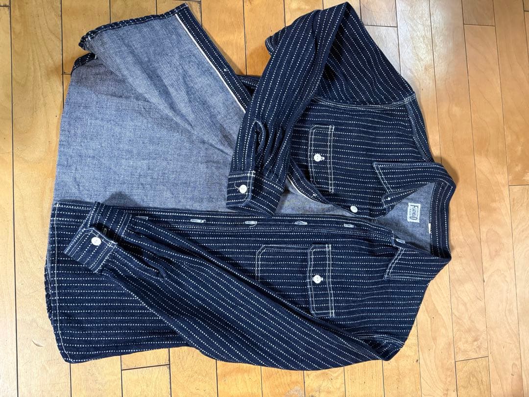 FLATHEAD ウォバッシュ デニムシャツ 7014Wサイズ42