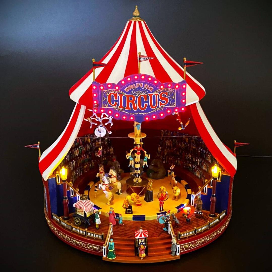【レア】ミスタークリスマス★ワールドフェア ビッグトップ サーカス★オルゴール