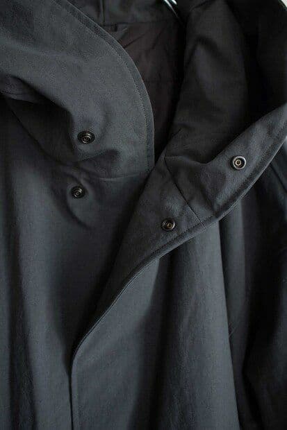 Still by hand フードコート 黒 46 24AW 美品