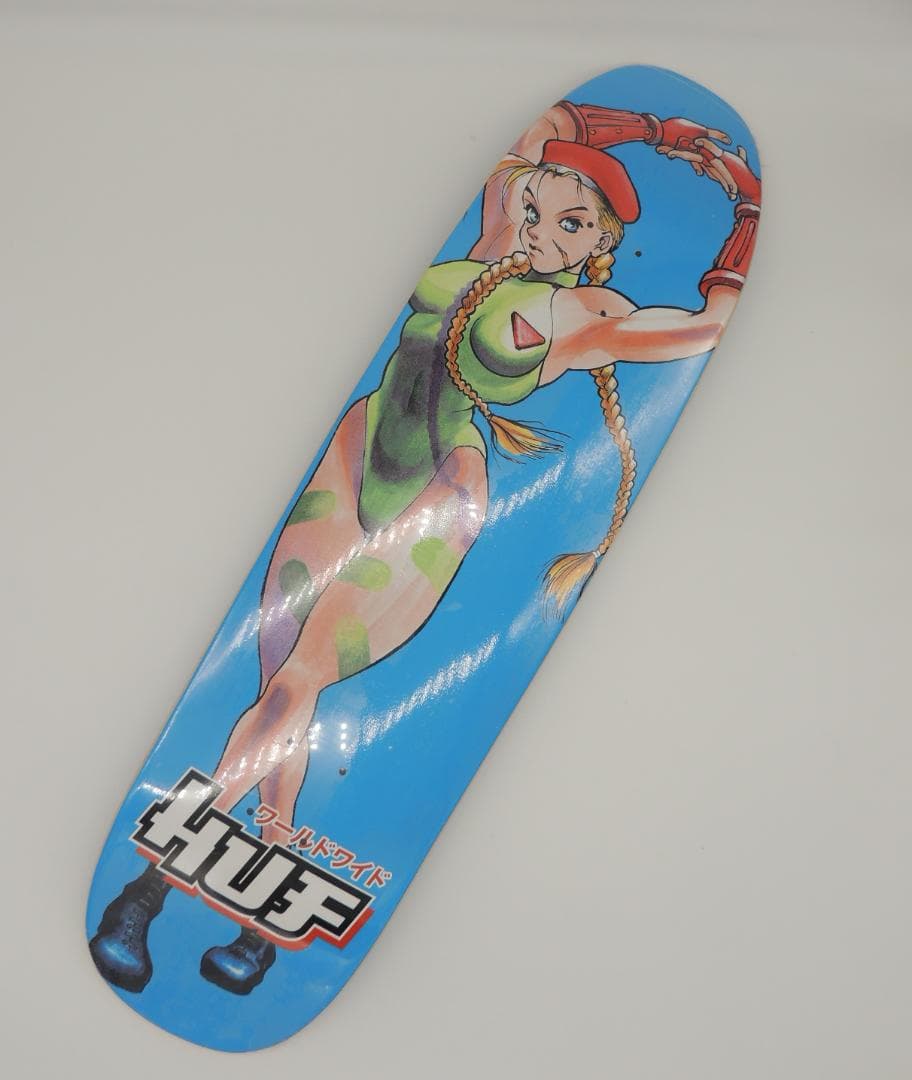 テープ付　正規品 ＨＵＦ×ストリートファイター　コラボ　デッキ　キャミー