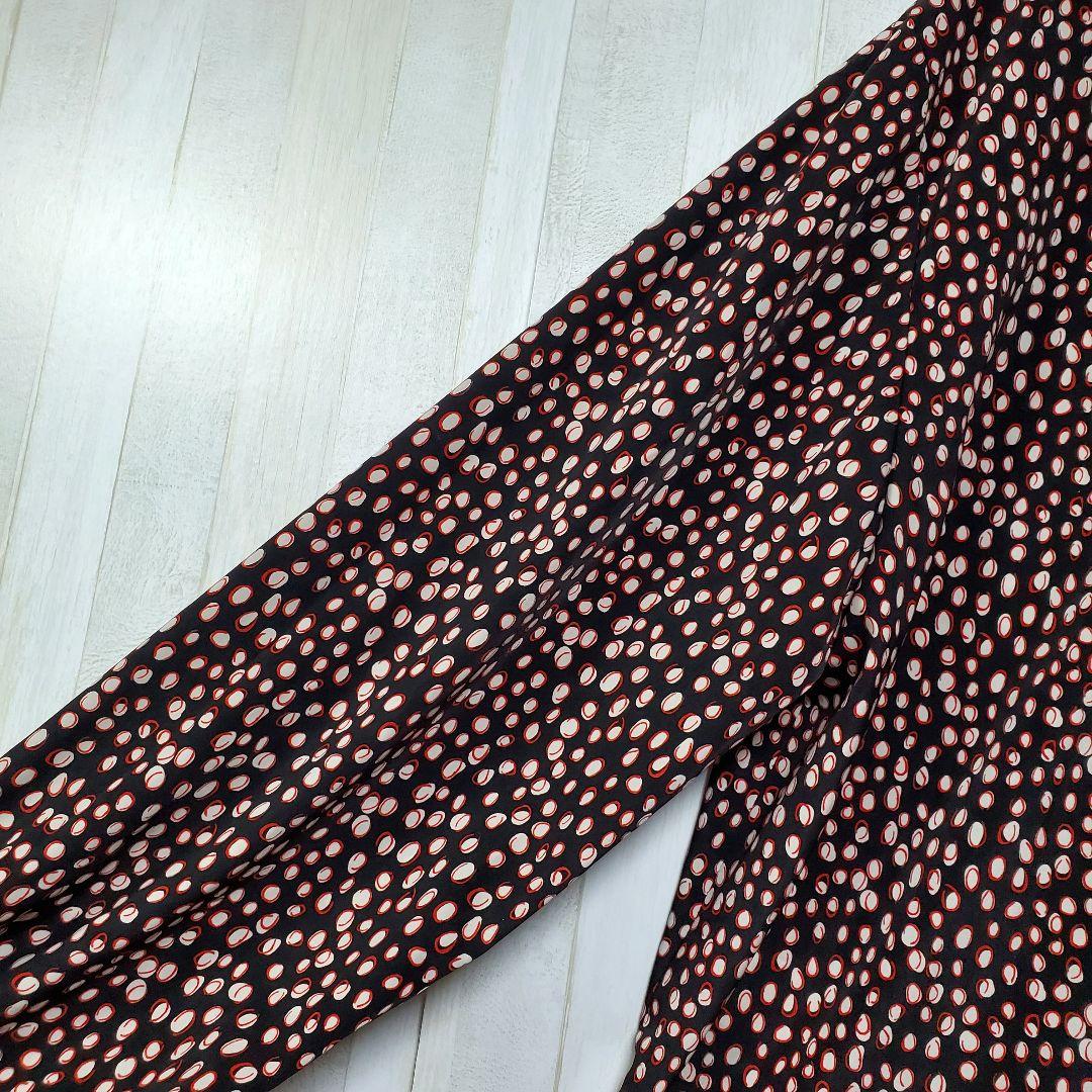 soeju レオパード柄 ボウタイ ブラウス 手洗い可