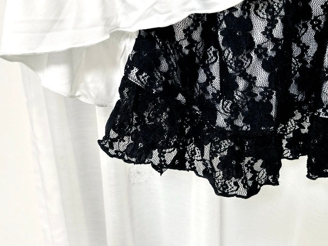 タグ付き♡GOLDS♡肩紐ビジュー♡ふりふりラッフルフリル♡レースキャミトップス