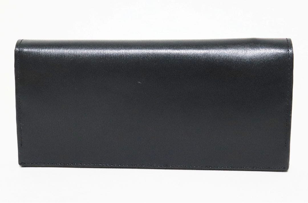 《ポールスミス》新品 ポケット多数 艶のある美しいレザー かぶせ式長財布