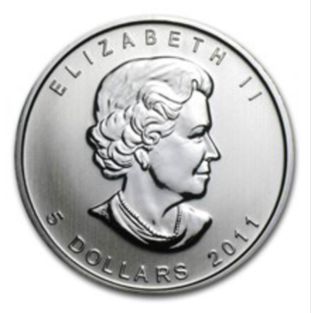 カナダ 9999純銀 1オンス  エリザベス2世