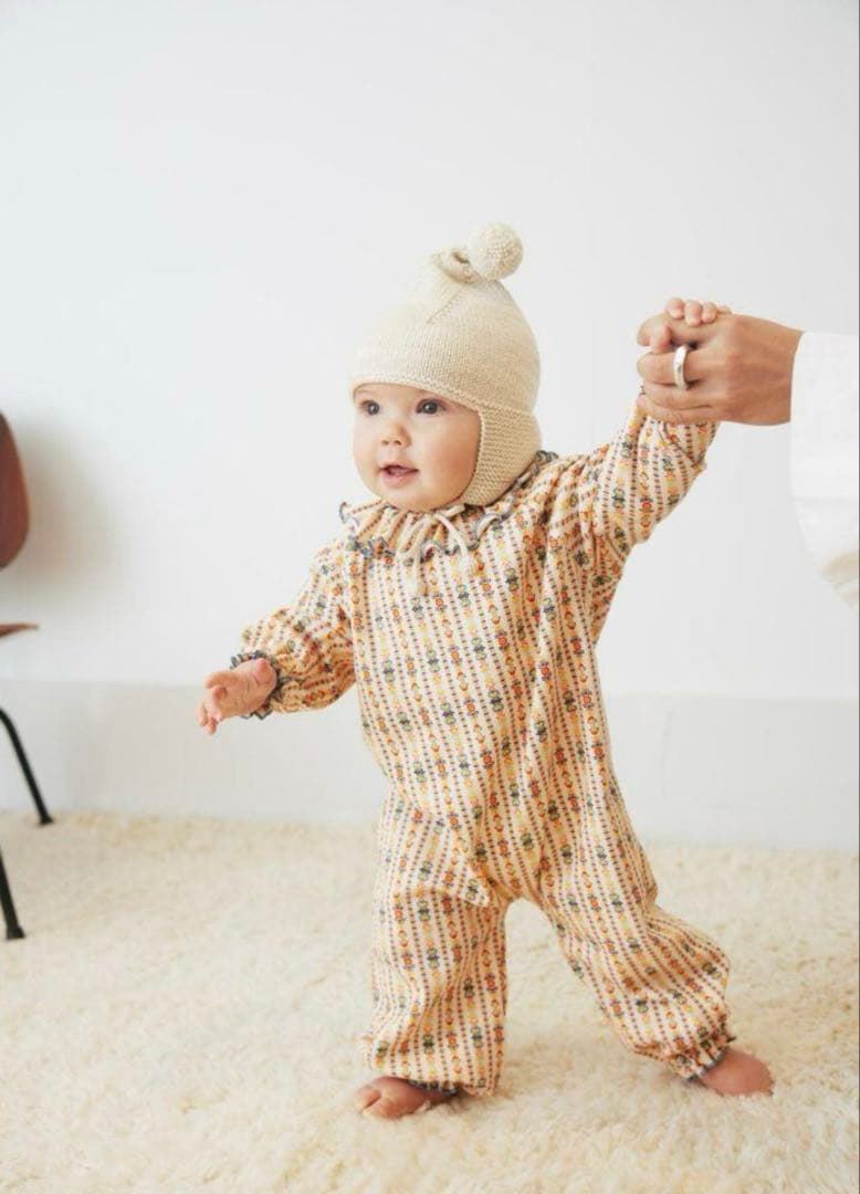 misha&puff Pierrot Onesie ピエロ ロンパース 0-6m