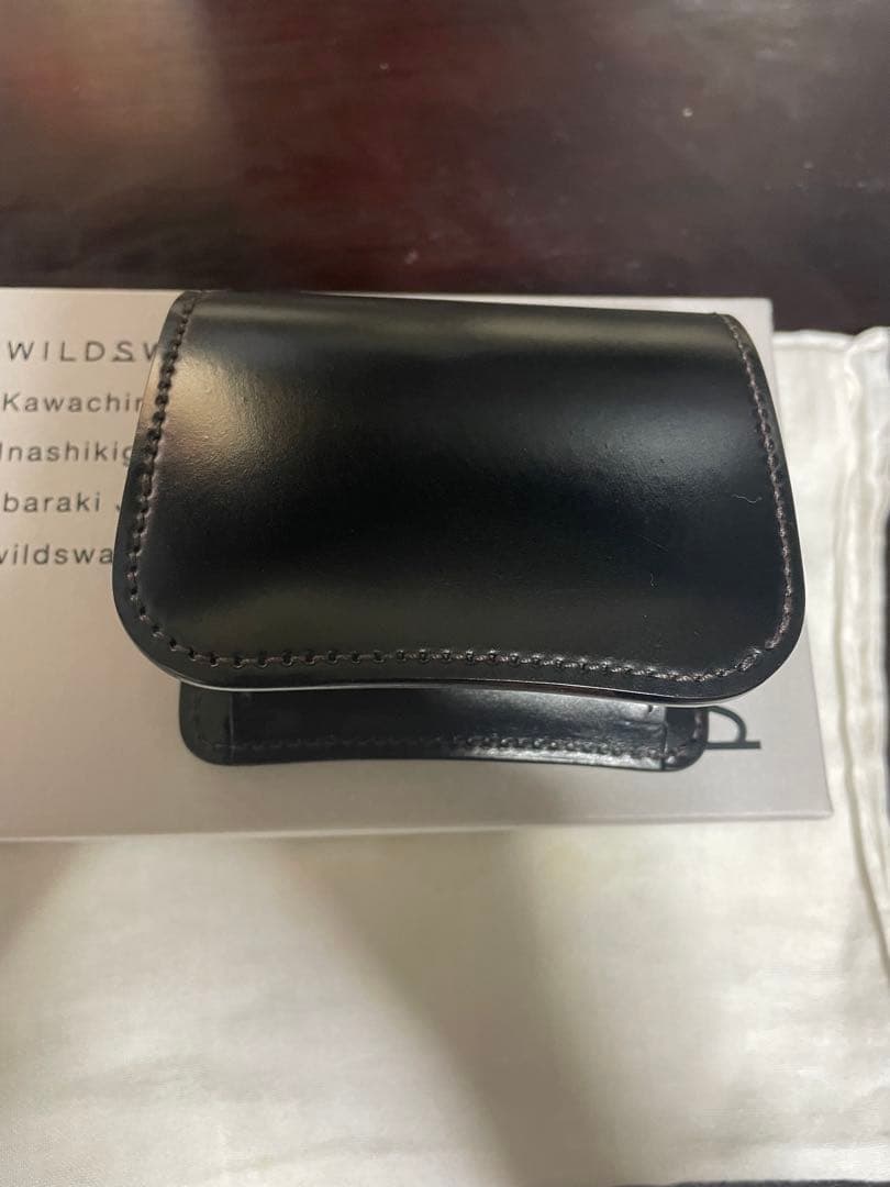 ワイルドスワンズ パームV2 シェルコードバン　ブラック