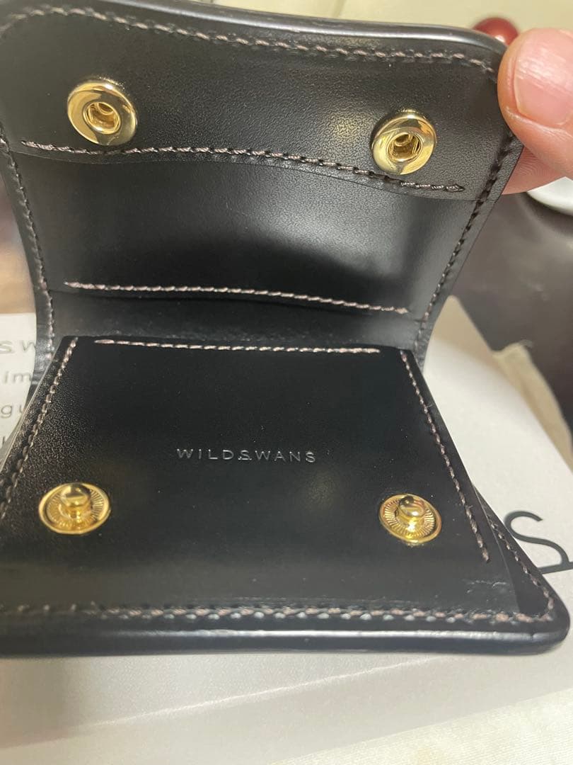 ワイルドスワンズ パームV2 シェルコードバン　ブラック