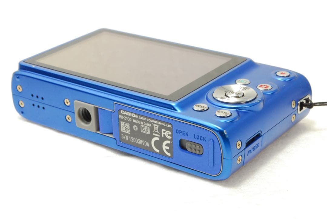 CASIO EXLIM EX-Z100 ❤️動画確認済 スマホ転送 カシオ ブルー