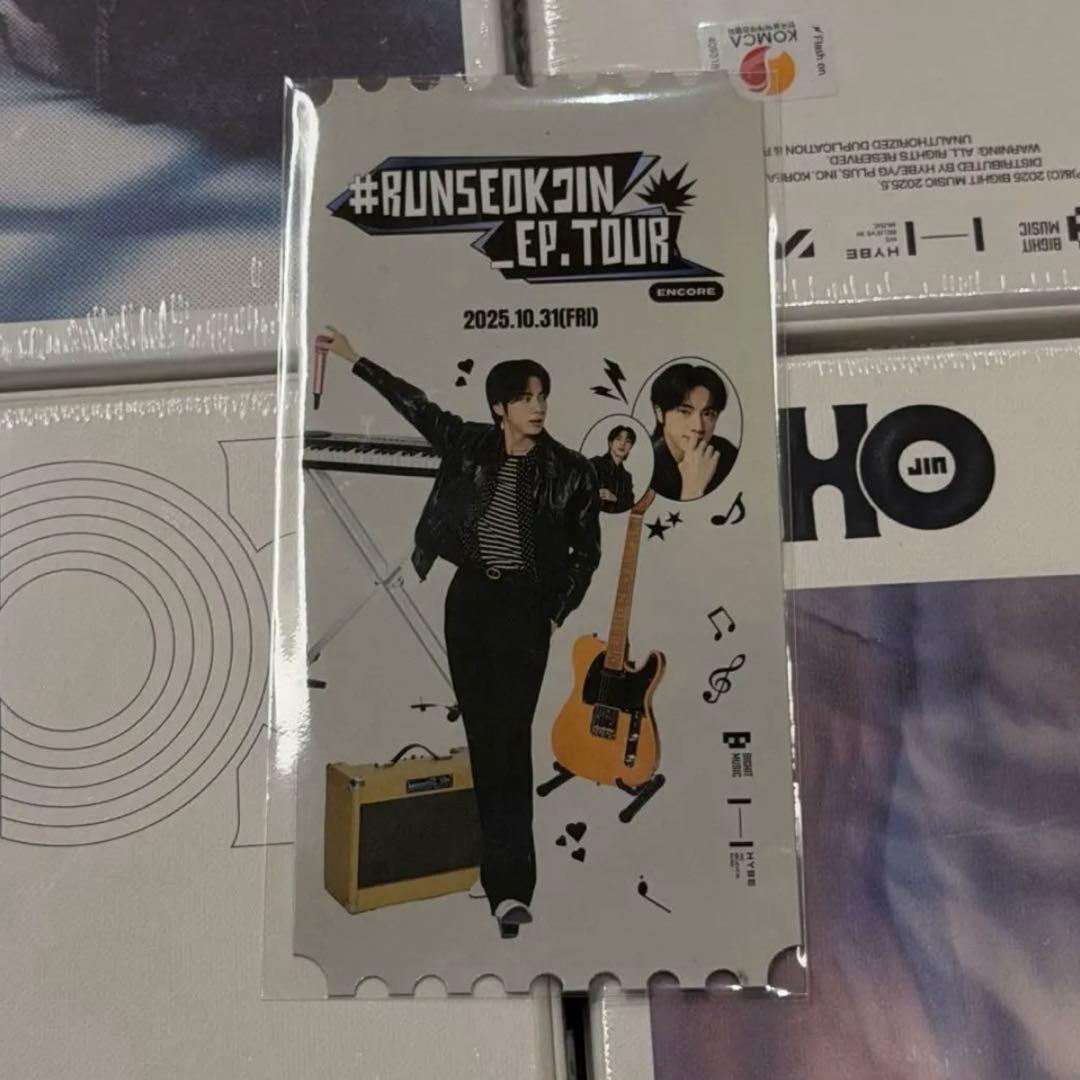 Runseokjin アンコン ARMY ZONE トレカ 仁川 ジン 1日目