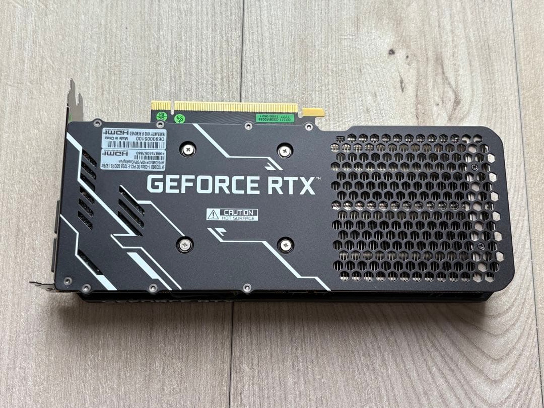グラフィックボード・グラボ・ビデオカード GeForce RTX3060 12GB GALAKURO