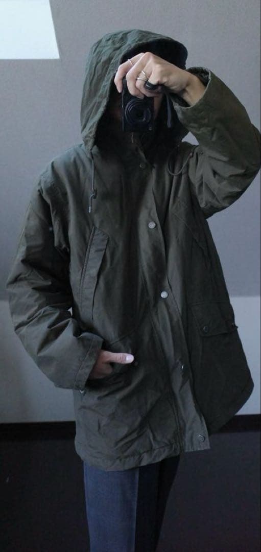 PoloRalphLaurenカーキ古着名作モッズパーカー軍モノサンプリング