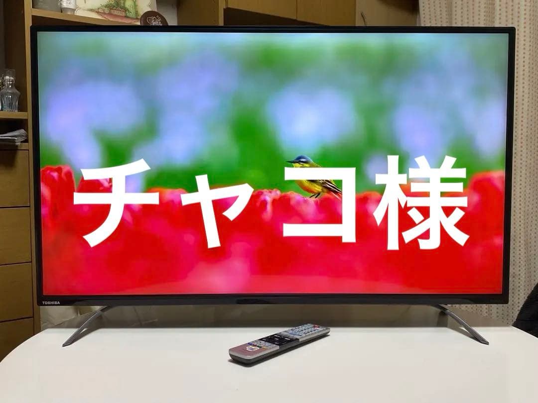チャコ様【4Kパネル,ネットアプリ】43インチ液晶テレビ 東芝 43C310X