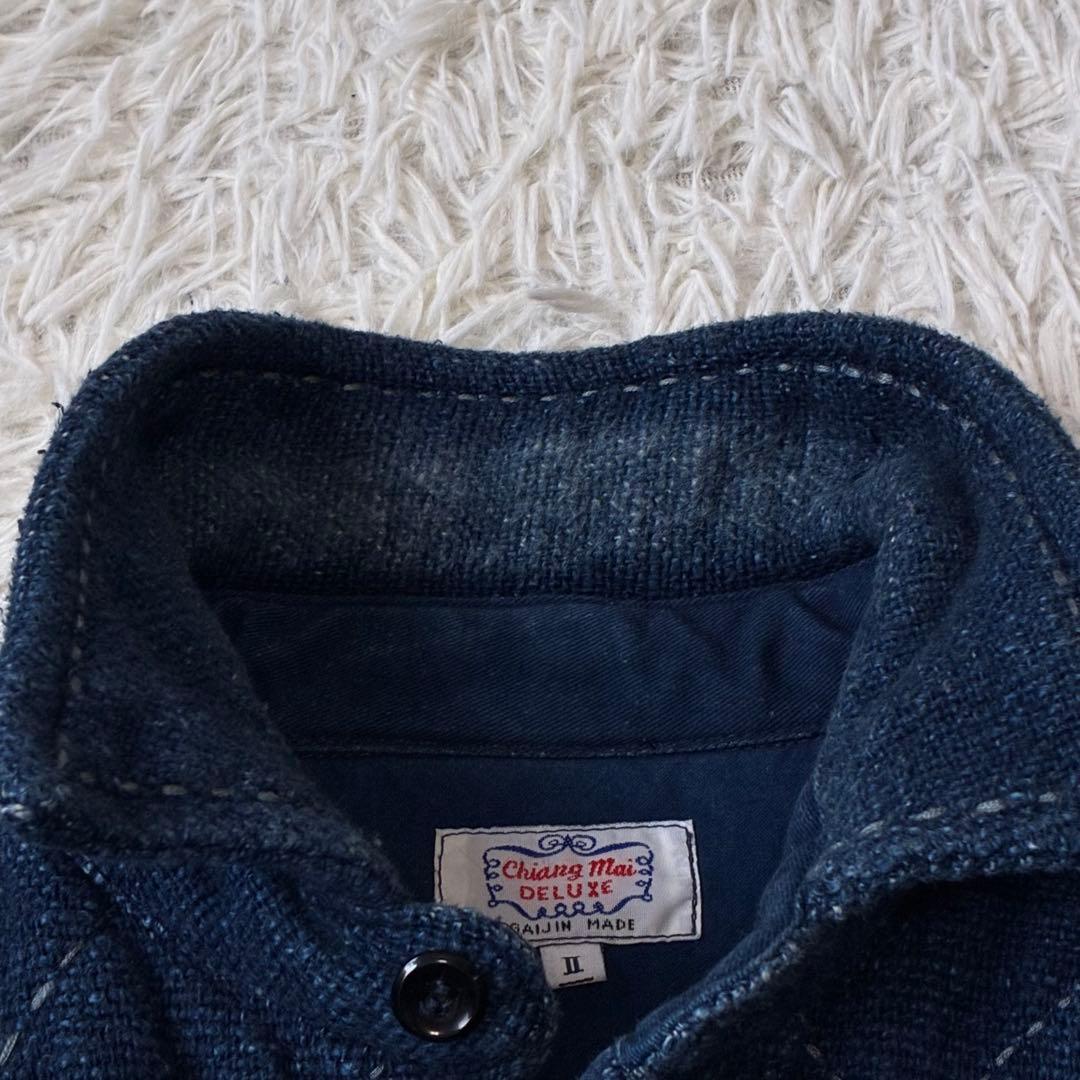 GAIJIN ガイジンメイド　刺子　ジャケット　インディゴ.