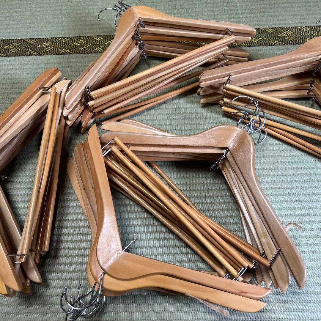 木製スリムハンガー　150本