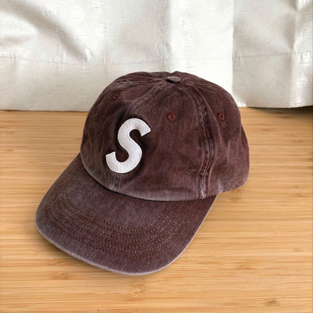 美品　Supreme　Pigment　Print　S Logo　6-Panel