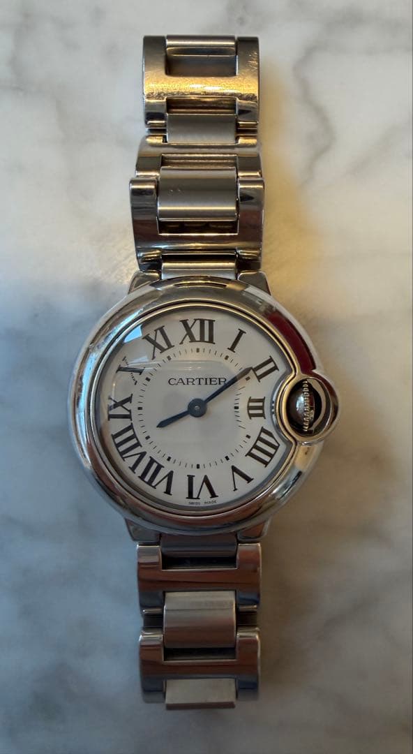 Cartier カルティエ バロンブルー28mm腕時計クォーツW69010Z4
