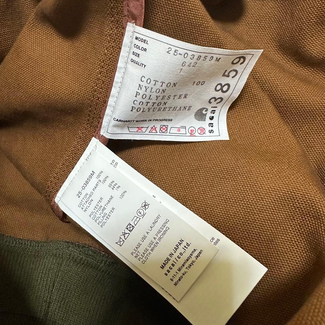 ジャケット・アウター sacai / Carhartt WIP Duck Blouson