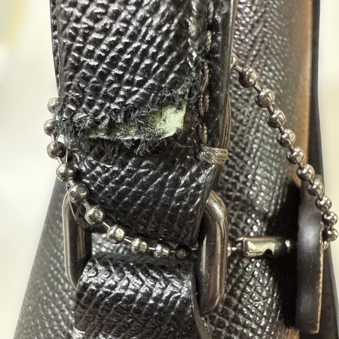 coach コーチ ビジネスバッグ ブリーフケース 本革 黒 ブラック メンズ