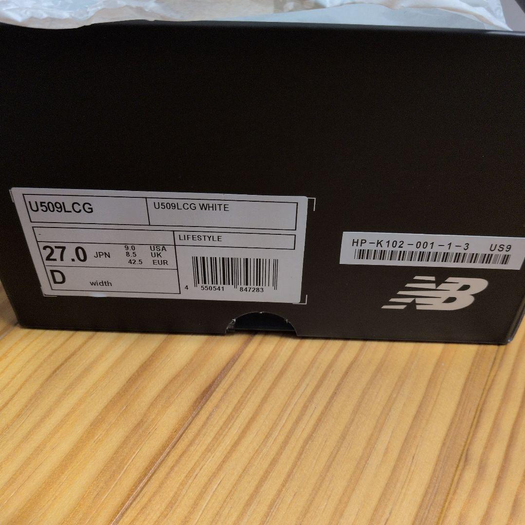 『New Balance U509』 W-NAME WHITE