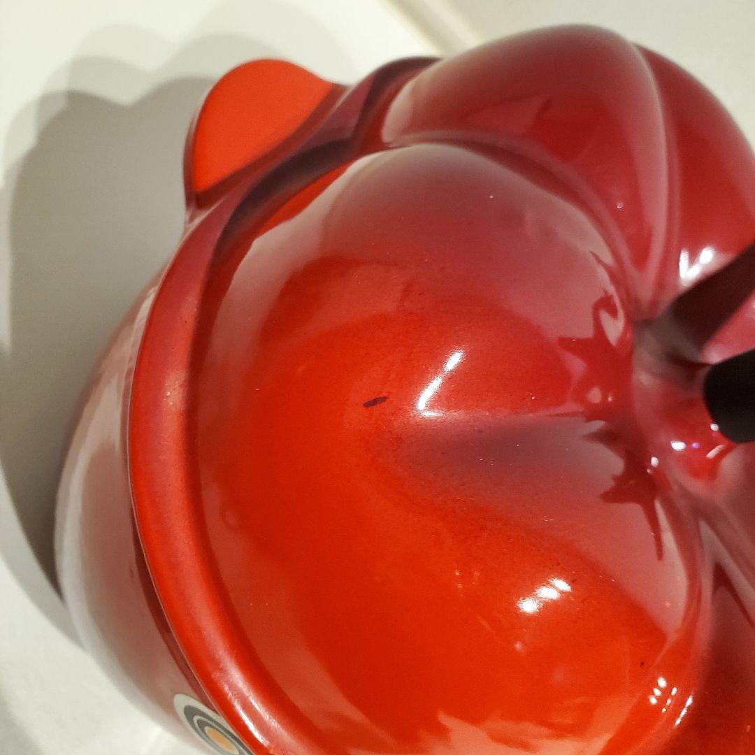 ルクルーゼ ベルペッパー ピーマン パプリカ レッド 両手鍋 新品