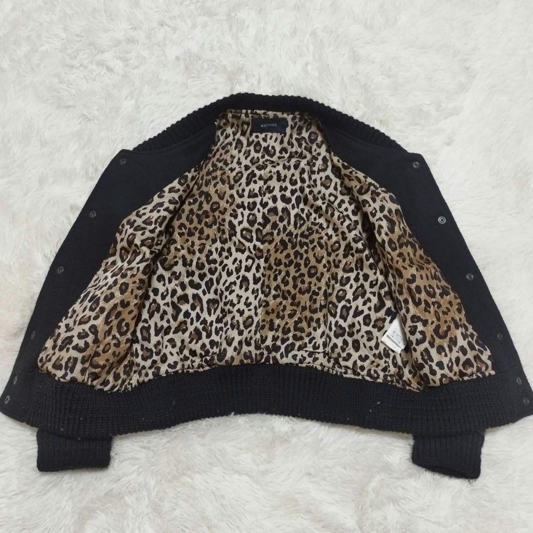 TOMORROWLAND MACPHEE ラムレザー レオパード スタジャン M